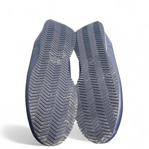 2015 Nike Cortez navy and white leather sneakers - mens 7.5 / ladies 9 - Picture 4 of 5